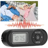 Tragbares 1,1-zoll-mini-dsp-digitalradio Mit Kopfhörern – Schwarzer Lcd-musikplayer