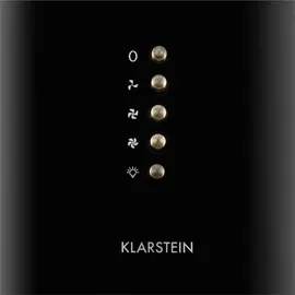 Klarstein Lumio Neo Retro-Dunstabzugshaube 60 cm Schwarz