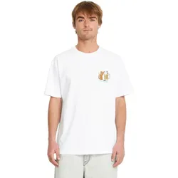 VOLCOM CURIOUS CAT T-Shirt 2025 white - XL