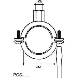 NIEDAX Rohrbefestigung PCS-3236