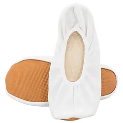 Gymnastikschuhe für Erwachsene und Kinder, weiß