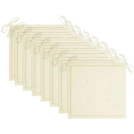 vidaXL Gartenstühle mit Kissen 8 Stk. Massivholz Akazie Grau