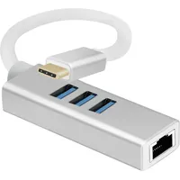 Helos Hub USB 3.0 - 1 x 10/100/1000