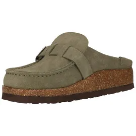 NOU Emilian V2 Leder Kork Mokassins Damen 3025 - olivine 39