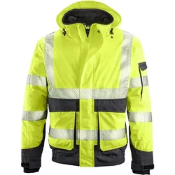 Warnschutz Pilotenjacke "NEWARK" - 4XL - gelb/grau