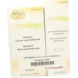Celyoung Intensiv Fersen Fusscr.+balsam 2x100ml