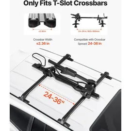 Vevor Dachfahrradträger 15 kg Tragkraft