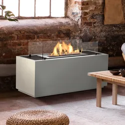 Noble Flame GIGANOTO [Ethanol Raumteiler]: Weiß