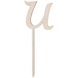Sallys Cake Topper Buchstaben - aus Holz