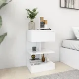 vidaXL Nachtschrank 2 Stk. 40 x 35 x 65 cm Weiß