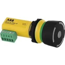 ABB INCA 1S TINA v2 Maschinen-Stopp-Taster Funktion, für Einbau in Bedienfeld 2TLA030054R0210