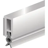 Ellen Abdichtungsschiene PTS-ZK L.2100mm B.6mm blk weiß m.weich PVC-Lippe