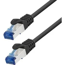Logilink CQ4103S Patchkabel Kat.7 600MHz S/FTP Schwarz 15 m