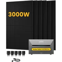 Anker Solix Solarbank 3 E2700 Pro 2,68 kWh inkl. 6x 500W Solarmodule + 5x Smart Plug