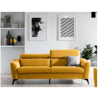 99rooms 3-Sitzer Pendleton, 2-Sitzer, Sofa, Relaxfunktion gelb