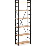 FROMM & STARCK Bücherregal 60 x 28 x 182.5 cm Metall 6 Ebenen 150 kg