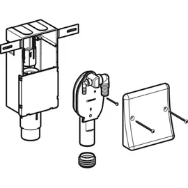 Geberit Unterputz-Geruchsverschluss 152233001 Ø 50/56 mm, mit zwei Anschlüssen, Kunststoff