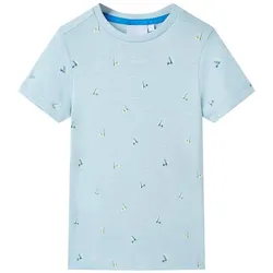 Kinder-T-Shirt Hellblau 140