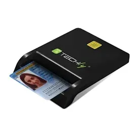 TECHLY 108521 Smart-Kartenleser USB-CÂ kompakt weiß