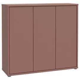 Forte Alice Springs Schuhschrank 109,2 x 99,1 x 34,9 cm Terrakotta