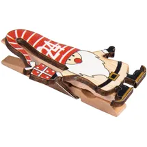 Rayher Adventskalenderzahlen Holz 1-24 2,5 x 5 cm Bunt