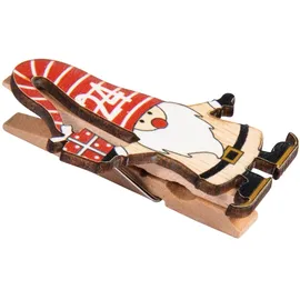 Rayher Adventskalenderzahlen Holz 1-24 2,5 x 5 cm Bunt