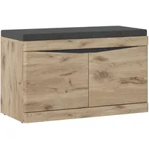 living charm Sitzbank Twist Anthrazit 86 x 40 x 49 cm