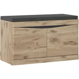 living charm Sitzbank Twist Anthrazit 86 x 40 x 49 cm