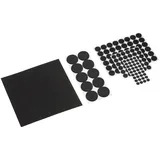 Metafranc WU0281180 Filzgleiter selbstklebend, rund Schwarz 1 Set