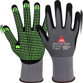 hase Sicherheitshandschuhe Padua Grip green Größe 8, Nitril Foam
