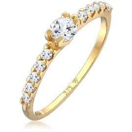 ELLI PREMIUM Elli Ring gold | transparent 58