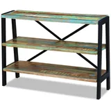 vidaXL Sideboard 3 Regalböden Altholz