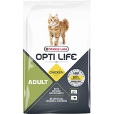 Versele-Laga VERSELE LAGA - Trockenfutter Katzen Opti Life Adult - Futter für Erwachsene Katzen - Ohne Getreide - Mit Huhn - 7,5kg