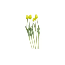 Französischer Tulpenbund   , gelb , Polypropylen,Kunststoff , Maße (cm): H: 47