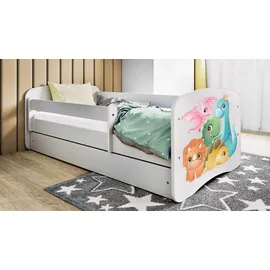 WFL GROUP Jugendbett Emily 70 x 140 cm Kiefer weiß