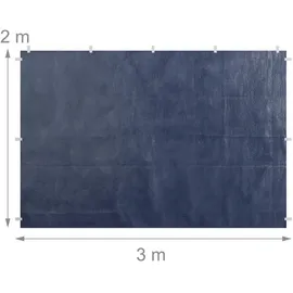 Relaxdays Seitenteile für Pavillon 3er Set 2 x 3 m Blau
