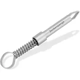 InstrumenteNrw Zeckenpinzette Zeckenzange Feder Pinzette für Tiere Hund Katze Zeckenentferner aus rostfreiem Edelstahl zur sicheren Zeckenentferung 8,5 cm