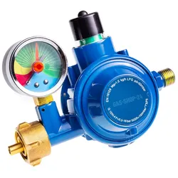50 mbar Haushalts-Gasregler / Druckminderer / Gas Regler für Innenraum - geeignet f. Gasherd, Gaskocher