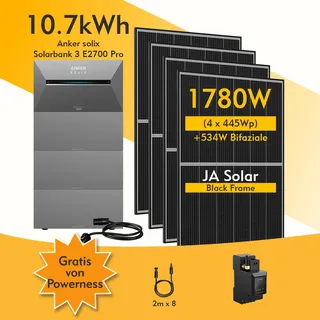 13,4 kWh inkl. 4 x B2700 Erweiterungsakku + Smarter Zähler + Stecker