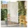 vidaXL Garten-Paravent 100 x 50 x 180 cm Grau Stahl