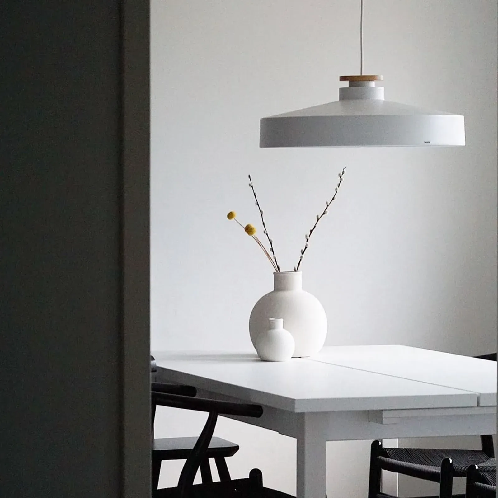 Pendelleuchte Herstal, Weiß, für Esszimmer, Metall - 19.4