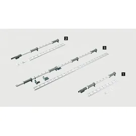 Hettich schwenkauszug-Drehachse Eckschr.,LeMansII9132547 li.Korpush.720-900mm weiß