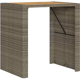 vidaXL Gartenbar-Set 3-tlg. Grau
