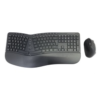 Conceptronic Orazio Ergo Wireless Ergonomic Keyboard and Vertical Mouse Kit schwarz, USB, ES (ORAZIO02ES)