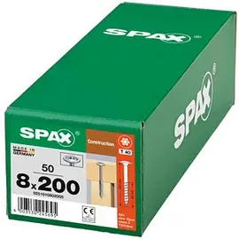SPAX Tellerkopf T-STAR plus T40 8x200mm, 50er-Pack (0251010802005)