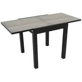 DEGAMO FARO Ausziehtisch 70/140 x 70 x 75 cm grau