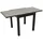 DEGAMO FARO Ausziehtisch 70/140 x 70 x 75 cm grau