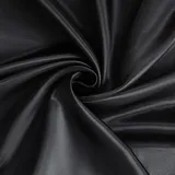 Anevous 1m Glatter Satin Stoff Meterware,Seidestoff,150cm breit Stoffe,Vorhangstoff Hochzeitsstoff Fotografie Hintergrund Dekostoffe Kostümstoff Satinstoffe für Näharbeiten Kreationen,Schwarz