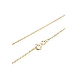 Elli DIAMONDS Halskette Damen Klassisch Perle mit Diamant 0,055 ct. Gelbgold