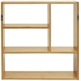 Mendler HWC-M22 Hängeregal 50 x 50 x 15 cm Braun